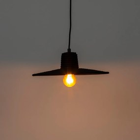 Zuiver Balance S Ronde Hanglamp Zwart Rotan 35 Cm