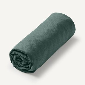 Hoeslaken in gewassen linnen, Elina voor dikke matras