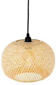 Oosterse buiten hanglamp bamboe 3-lichts IP44 - RafaelOosters E27 IP44 Buitenverlichting rond