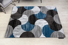 Tapijt ALTER Geo Schelpen blauw