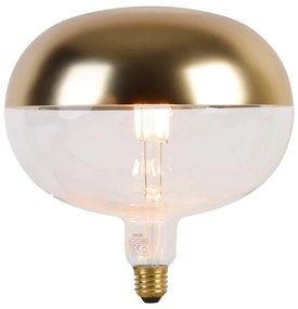 E27 dimbare LED lamp kopspiegel goud 6W 360 lm 1800K rond