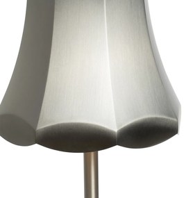 Buitenlamp met dimmer LED Retro tafellamp met dimmer gunmetal oplaadbaar IP44 - Granny Retro IP44 Buitenverlichting Lamp