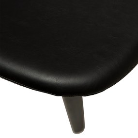 Dan-Form Paragon Design Eetkamerstoel Zwart Kunstleer