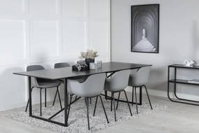 Jörn Eetkamerstoel - Malin - Donkergrijs - Kunststof - Jörn