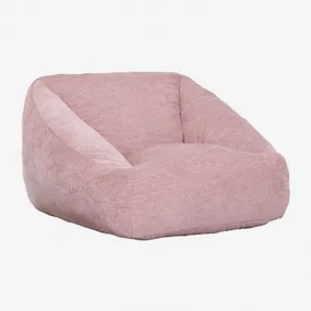 Thiago Gestoffeerde Poefstoel ↔︎ 110 Cm & Chenille Kwartsroze - Sklum