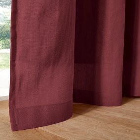 Verduisteringsgordijn in gewassen linnen met oogjes Onega