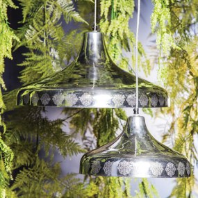 Shiny Flat Hanglamp Zilver Ø22cm