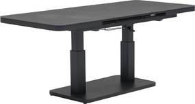 Caribbean uitschuifbare en in hoogte verstelbare tafel 140-180x80x53-75 cm sintered stone