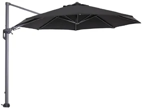 Garden Impressions Hawaii zweefparasol Ø350 cm - frame carbon black - doek zwart