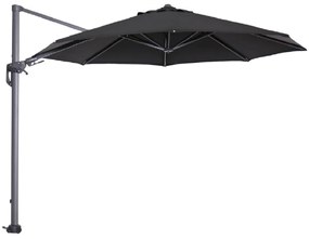 Garden Impressions Hawaii zweefparasol Ø350 cm - frame carbon black - doek zwart