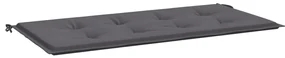 vidaXL Tuinbankkussen 120x50x3 cm antracietkleurig