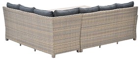 Garden Impressions Alaska lounge dining set rechts - light teak vironwood