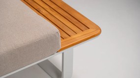 DATHO OUTDOOR Hoek Loungeset - Capri - Aluminium - Teak - Datho Outdoor