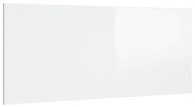vidaXL Hoofdbord 200x1,5x80 cm bewerkt hout hoogglans wit