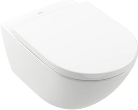 Villeroy & Boch Subway 3.0 hangtoilet TwistFlush CeramicPlus incl. softclose toiletbril met quickrelease glans wit alpin