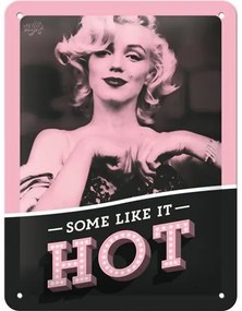 Metalen bord Marilyn Monroe - Some Like It Hot