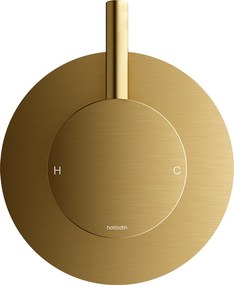 Hotbath Archie uitloop 15cm messing geborsteld PVD