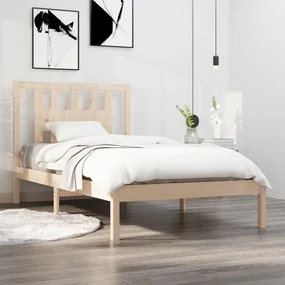 vidaXL Bedframe massief grenenhout 100x200 cm