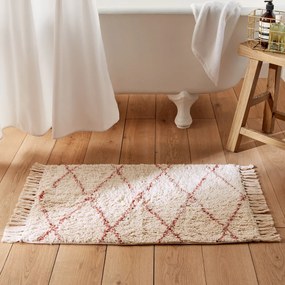 Getuft badmat in berberstijl terracotta 1600g/m², Fatouh