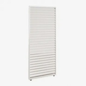 Set Van 4 Zijpanelen Voor Aluminium Bioclimatische Pergola Met Lamellen Druvia Gardenia Wit & Paneel Van 92,5 Cm Voor Zijwand Van 4 M - Sklum