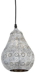 QAZQA Oosterse hanglamp grijs - Billa DiaOosters E14 Binnenverlichting Lamp