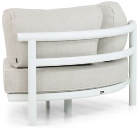 Hoek loungeset 5 personen Aluminium Wit  Lifestyle Garden Furniture Harmonic