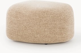 Ovale bouclé poef Wolke