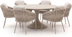 Diningset SUNS | 6 personen | Tuinset sintered stone | 7-delig | Kees Smit Tuinmeubelen