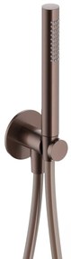 Hotbath ACE handdouche met wanduitlaat en doucheslang koper geborsteld PVD