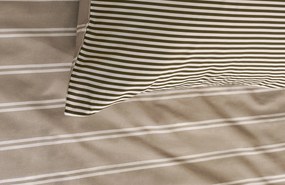 vtwonen Mini Stripe Dekbedovertrek Naturel – Bij Swiss Sense