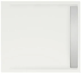 Xenz Easy-Tray douchebak 100x90x5cm edelweis