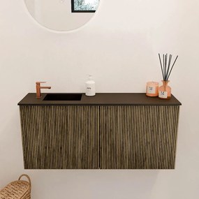Mondiaz Joya 90cm toiletmeubel dusk met wastafel faye links 1 kraangat urban