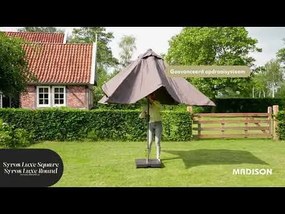 Madison stokparasol Syros luxe ecru 350 cm.
