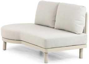 Hoek loungeset 5 personen Aluminium/rope Taupe  Santika Furniture Santika