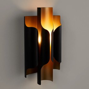 Wandlamp in metaal ijzer, Henrio