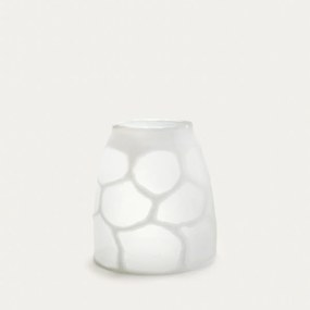 Vaas in mat glas, H28 cm, Arca