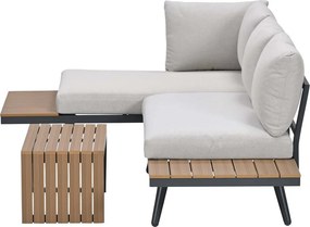 Garden Impressions Tibo loungeset 3-delig - donker grijs