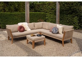 Exotan San Remo - Loungeset - Teak - Zand - Incl. Kussens - Exotan