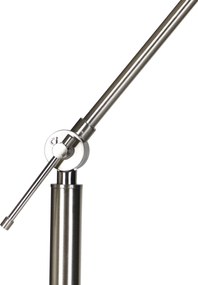 Vloerlamp staal met kap lichtgrijs 50cm - Editor