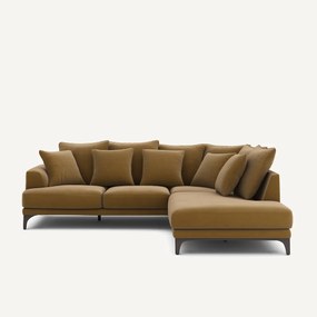 Fluwelen linnen hoekbank, ARMENTO