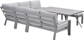 Garden Impressions Camilo lounge dining set 6-delig rechts - taupe
