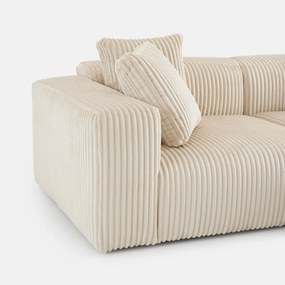 XL corduroy hoekbank rechts, LIORA
