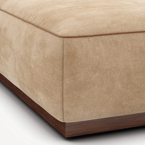 Voetensteun in stonewashed fluweel, JACOPO