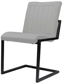 Eetkamerstoel - Lara - stof Element lichtgrijs 04