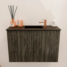 Mondiaz Joya 60cm toiletmeubel shadow met wastafel faye midden 1 kraangat urban