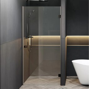 Riho Scandic X101 douchedeur rechtsdraaiend 70x200cm zwart mat