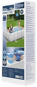 Bestway frame zwembad power steel set rechthoek 282cm