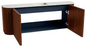 Mondiaz Joya DLux 115cm toiletmeubel ronding links/rechts ruby met wastafel faye midden 1 kraangat ostra