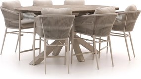 Barset Bellagio | 6 personen | Tuinset teakhout | 7-delig | Kees Smit Tuinmeubelen