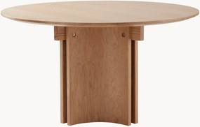 Ronde eettafel Kungsholmen van eikenhout, Ø 130 cm
